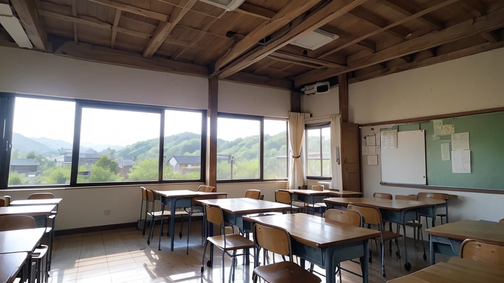 Old wooden schoolhouse - with high school girls studying in an old wooden schoolhouse、A rural landscape spreads out from the classroom window
Prologue: The history of wooden school buildings and their scenery
What is an old wooden school building in rural Japan、時代を超えて今もなおMany people々Loved by。These school buildings were built from the Meiji period to the early Showa period、It strongly reflects the culture and history of the region。High school girls studying in classrooms in wooden school buildings、In that simple yet warm space、I have learned a lot。and、The rural landscape spreading out from the classroom window、Bringing the beauty of nature and the changing of the four seasons to their everyday lives。

Structure and design of wooden school buildings
What are the characteristic designs of wooden school buildings、It is adapted to that construction technology and the natural environment of the region。What is a frame that uses plenty of wood、It is sturdy yet makes you feel the warmth of nature。The exterior walls and interior of the school building、Exudes a unique texture while withstanding years of wind and rain、It has an appearance that makes you feel history。教室内のWooden desk and chair、blackboard, etc.の備品も同様に、The texture used makes the students think of time in the past。

Countryside scenery spread out from a classroom window
The rural landscape seen from the wooden schoolroom window、Four Seasons Discount々It shows me the changes。Cherry blossoms are in full bloom in spring、Fresh green rice paddies spread out。In the summer、green々The rice that was shook in the wind、The sound of cicadas echoes through。In the fall, golden ears of rice bear fruit、You can feel the joy of harvesting。and冬には、A snowy landscape spreads out all over、A tranquil landscape spreads across the classroom。These landscapes are、It teaches students the beauty and strength of nature。

The life of a high school girl in a wooden school building
What is the life of high school girls studying in wooden school buildings、It has a unique rhythm that differs from modern urban schools。Early in the morning、The girls head to school by bicycle or on foot、Enjoy a variety of natural scenery on the way to school。When I arrived at school、Open the old wooden door、I will enter the classroom。Inside the classroom、In a space where you can feel the warmth of wood、Classes are held while being surrounded by old blackboards and desks。While watching the scenery from the window、I feel the changing of the four seasons、You can enjoy a sense of unity with nature。

Classes and school events
During class、High school girls concentrate and work hard at studying。古い木造校舎のInside the classroom、Airy、The natural scent of each season wafts through the air。In spring or fall、Open the window、A fresh breeze flows into the classroom。In between classes、Sometimes I enjoy chatting with my friends while looking at the rural scenery by the window。

Also、School events also have an atmosphere unique to wooden school buildings。Sports day and cultural festival、Collaborative events with the community, such as rice planting and rice harvesting、It will be a special memory for the students。At an event held in the courtyard of an old school building、Interactions with local residents have also deepened、I feel that they are part of a community that is important to them。

Preservation and future of wooden school buildings
What is the old wooden school building、From its historical value and beauty、Many people々It is wanted to be saved to。but、From aging and earthquake resistance issues、There are many challenges in maintenance and management。While cooperating with local communities、Perform repairs and reinforcements、Efforts are continuing to pass on this valuable cultural property to the next generation。

Coexistence and learning with nature
What is life in a wooden schoolhouse、It's also a place to learn about coexistence with nature。Classes while looking at the rural landscape、Through schoolyard activities、The students felt the power and beauty of nature、It fosters a sense of respect。Also、Through local agricultural experiences and environmental education programs、Practical learning is also deepening。These experiences are、No matter where they go in the future、It will be the foundation for continuing to have a heart that values nature。

教室内の風景と学びの場
木造校舎のInside the classroom、In a space where you can feel the warmth of woodす。Wooden desk and chair、blackboard, etc.、Because everything uses wood、There is a warm atmosphere。Also、The wooden boards on the floor have been polished through years of use、That luster tells history。In the classroom、An old organ or a map hanging on a wall、There are textbooks etc. that have been used、There are many items that make you feel the times。Students studying in these environments、While coexisting with nature、You can learn about local history and culture。

Connections with local communities
What is a wooden school building、It's also a place to deepen connections with local communities。Local festivals and eventeetings etc. are also often held、It functions as a place for local residents and students to interact。Especially at elementary schools and middle schools in rural areas、Since the entire school has a small number of students、The entire region supports school life、There is a trend of watching。Local residents participated in school events、By doing activities together with the students、Strong bonds are born。