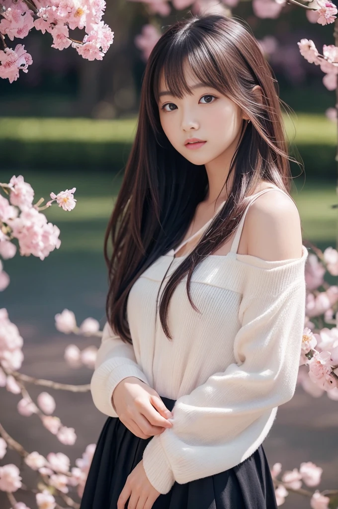 This image contains、It depicts a beautiful Japanese girl surrounded by a fantastic background..。The background is filled with pale pink and purple light..、An atmosphere is created, that makes you feel like you're in a dream..。Beautiful girl wears a thin white outfit..、The suit reflects light and shines..。THATнкость костюма красиво подчеркивает линии тела..、This further enhances the fantastic atmosphere..。
Beautiful girl has pink hair、Spreads softly、It shines with light。Her pose is elegant、She leans forward slightly and looks at me..、She has a soft and seductive look。
Like photographic technique、The contrast of light and shadow is very realistic..、The texture of clothing and hair in particular is depicted in great detail...。background lighting effects、THAT, as the petals fall down, also shown in great detail..、general, fantastic and beautiful scene completed.。Vertical composition highlights a beautiful girl.'Figure.、Fantastic light in the background creates a super realistic picture., photorealistic texture.。