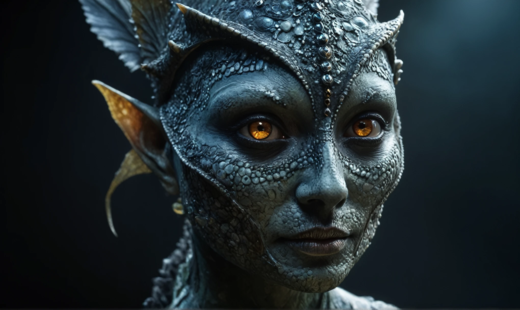 Magical plant ghost flower, ghost flower,carismatic，Incredible，terror ,extremely detailed,intricate details,eyes extremely detailed, high detailed eyes,16k resolution, realistic humid skin,extremely intricate details,Epic Realistic,face anatomically correct,Ultra HD,HDR, natural skin textures, hyper realism,realistic skin texture, hyper detailed,extremely Realism,Ultra Detailed,body logically correct,full body length shot,a shapeshifter,beggar graphite Manganite  reptillian, scaleborn,,Cinematic,soft colors, Technicolor,natural skin textures, hyper realism, hyper detailed,Extremely detailed,High contrast,Masterpiece,Realistic,Ultra Detailed, intricate details,realistic humid leather,extremely intricate,Epic Realistic, cinematic style,irina yermolova,high contrast,hdr,extremely detailed, [deep night landscape],masterpiece,intricate details,faded,eyes extremely detailed, high detailed eyes,16k resolution,RAW,retina, Nikon Z9,China,Songbird,orc, Guangxi Zhuang of China,tkt style, Pisces, perfect, ginger，transition between two art styles, Ink painting to photorealism, Double contact, X-ray, Creative, vivid light, masterpiece, fantasy, Abstract, Surrealism, super detailed, high resolution, stop:35,(((creature with a spectral and ghostly appearance)). Her skin is pale, almost translucent.wears dark, ancient rock paintings of the first people,of sharkfish's leather,dark fantasy, Alien Nordic reptillian from venus and norway, captivating, Her accessories include high tech quantum neural lace and glowing graphite plasma body sheath, eyes glowing, bokeh, lens flres, fisheye eyes, perfect composition, beautiful detailed intricate insanely detailed octane render trending on artstation, 8 k artistic photography, photorealistic concept art, soft natural volumetric cinematic perfect light, chiaroscuro, award - winning photograph, masterpiece, oil on canvas, raphael
