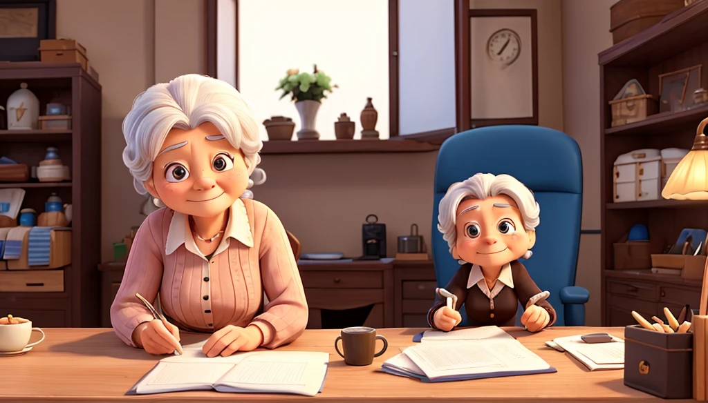One day, the same old woman, now frail, came to the business man in company for help.