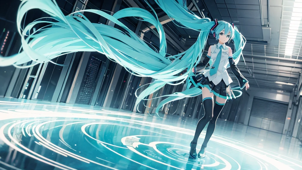 Hatsune Miku wanders through the corridors of time、Fantastic illustrations。