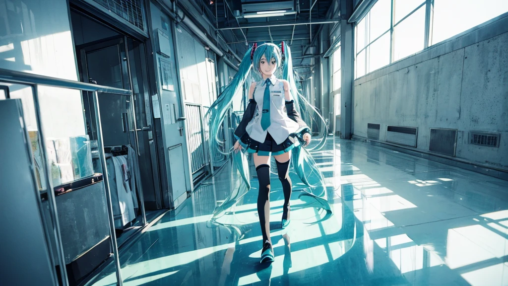 Hatsune Miku wanders through the corridors of time、Fantastic illustrations。