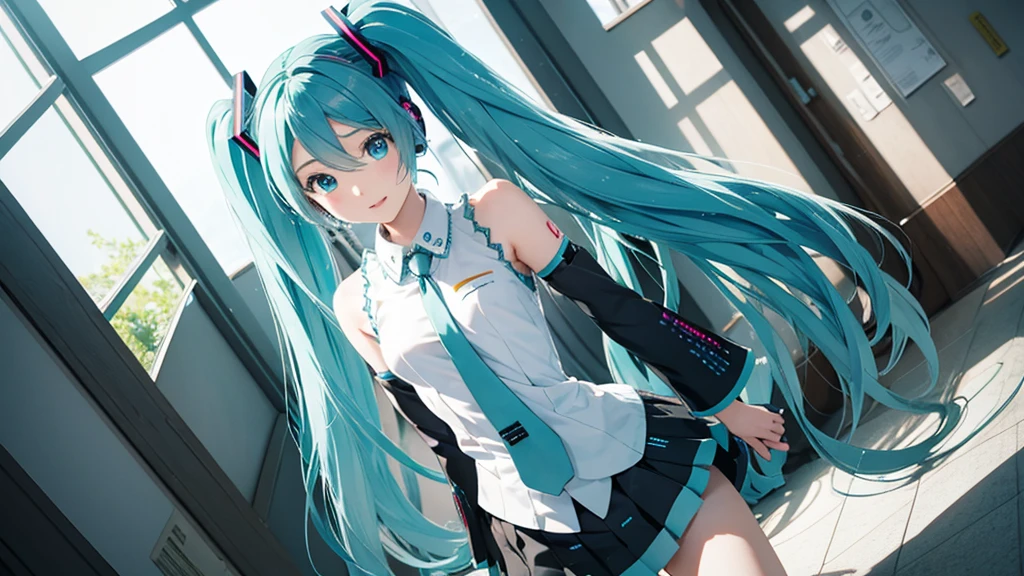 Hatsune Miku wanders through the corridors of time、Fantastic illustrations。
