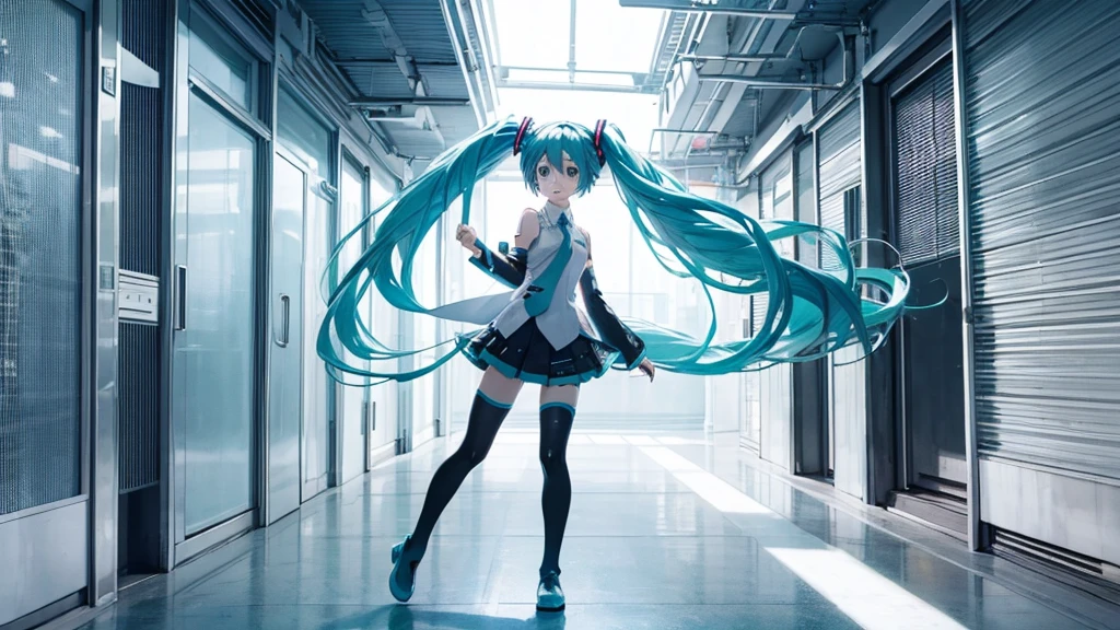 Hatsune Miku wanders through the corridors of time、Fantastic illustrations。