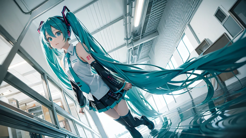 Hatsune Miku wanders through the corridors of time、Fantastic illustrations。