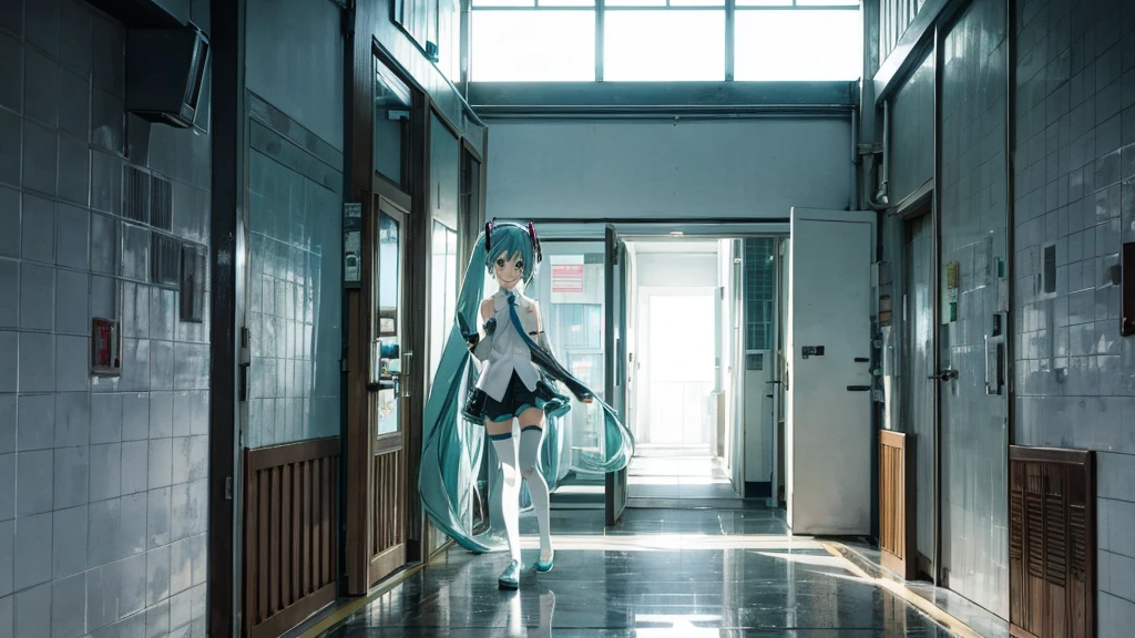 Hatsune Miku wanders through the corridors of time、Fantastic illustrations。