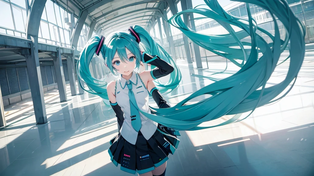 Hatsune Miku wanders through the corridors of time、Fantastic illustrations。