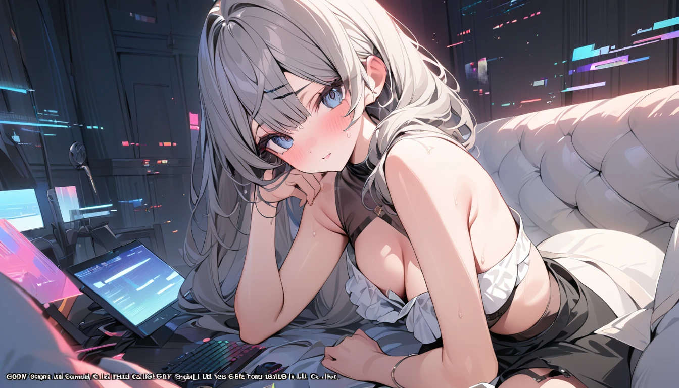 (masterpiece, Highest quality, Highest quality, Official Art, beautifully、aesthetic:1.2), One girl, Glitch Art, (Digital Distortion), Pixelated Fragments, Data Corruption,Colorful Noise, Visual clutter,Modern aesthetics