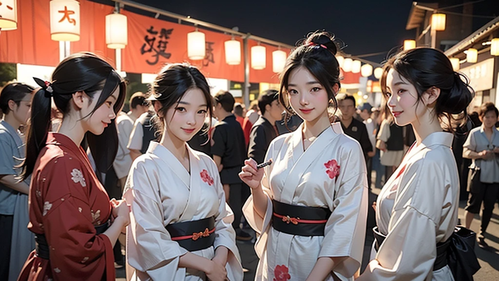 Wear a yukata at the summer festival - at a local summer festival、A high school girl in a yukata enjoys a food stall with her friends
Summer festival background and atmosphere
What is the summer festival、It is one of the traditional events that are looked forward to every year in rural Japanese towns。especially、Summer festivals held at local shrines and parks、It's a big event for local residents。Fireworks launched in the summer night sky、What is the bustle of the festival that unfolds while the lights of the lanterns are shaking、It really is a Japanese summer tradition。
High school girl in yukata
Speaking of summer festivals、A scene where young people in yukata gather comes to mind。especially、女子高生たちが友達同士でWearing Yukata、The sight of them enjoying the festival is so smiling、It makes me feel a page of youth。Yukata、It's traditional Japanese summer attire、Those gorgeous patterns and colors、Enhance the atmosphere of the festival。
Stages of preparation
On the day before or on the day of the festival、You can see a scene where high school girls gather to help each other put on yukata。Yukata、How to tie an obi or adjust the collar is difficult、By wearing it while helping each other with friends、The bond deepens even further。Make sure your hairstyle matches your yukata、Make it a ponytail or updo、Wearing hair ornaments is one of the pleasures。Wearing Yukata、By devising makeup just a little、You can enjoy a special feeling that is different from usual。
The fun of food stalls
What is the real thrill of summer festivals、After all, it's a food stall。High school girls、I'm going to visit various food stalls with my friends。Takoyaki or yakisoba、Goldfish scooping、shooting, etc.、Colorful food stalls lined up、Sounds of invocation and festival music that can be heard out of nowhere、It further enhances the bustle of the festival。
At a takoyaki stand、The savory scent of takoyaki grilled on an iron plate wafts through the air、Freshly baked heat々The feeling of happiness the moment you put it in your mouth is exceptional。At a yakisoba stand、The aroma of the sauce stir-fried on a large griddle will whet your appetite。By eating while sharing with friends、It also doubles the fun。
Goldfish scoopingの屋台では、You can see the serious expressions of the high school girls trying to scoop goldfish carefully。How to carefully scoop a paper poi so it doesn't tear、It really is a scene unique to festivals。Goldfish scoopingで取った金魚を持ち帰ると、Taking care of them is also one of the pleasures。
firework display
What is the climax of the summer festival、It's a fireworks display。The moment large flowers bloom in the night sky、浴衣姿のHigh school girls歓声を上げ、I will enjoy its beauty with my friends。What is the sight of fireworks holding hands and looking up、It really is a picture of youth。What is the momentary brilliance of fireworks、It will be an unforgettable memory for them。
Local landscape and community
What is the summer festival、The entire local community will come together to hold the event。Locals々Cooperate to proceed with preparationany families and children gathered on the day of the festival、Surrounded by a lively atmosphere。High school girls、Local people々Through contact with、You can deepen your attachment to your hometown。
Also、Scenery of shrines and parks that serve as the stage for the festival、It's a special place for high school girls。Festivals in places with old-fashioned buildings and nature-rich scenery、It will be something that will be deeply engraved in the heart。Scenery of the shrine at night with the lanterns swaying、It's fantastic and beautiful。
友達との絆
Wearing Yukata夏祭りを楽しむことで、High school girls友達との絆を一層深めます。From preparing for the festival to having fun on the day、Every process is a place to develop friendships。What time do you spend with your friends、Full of laughter and smiles、It colors their youth。