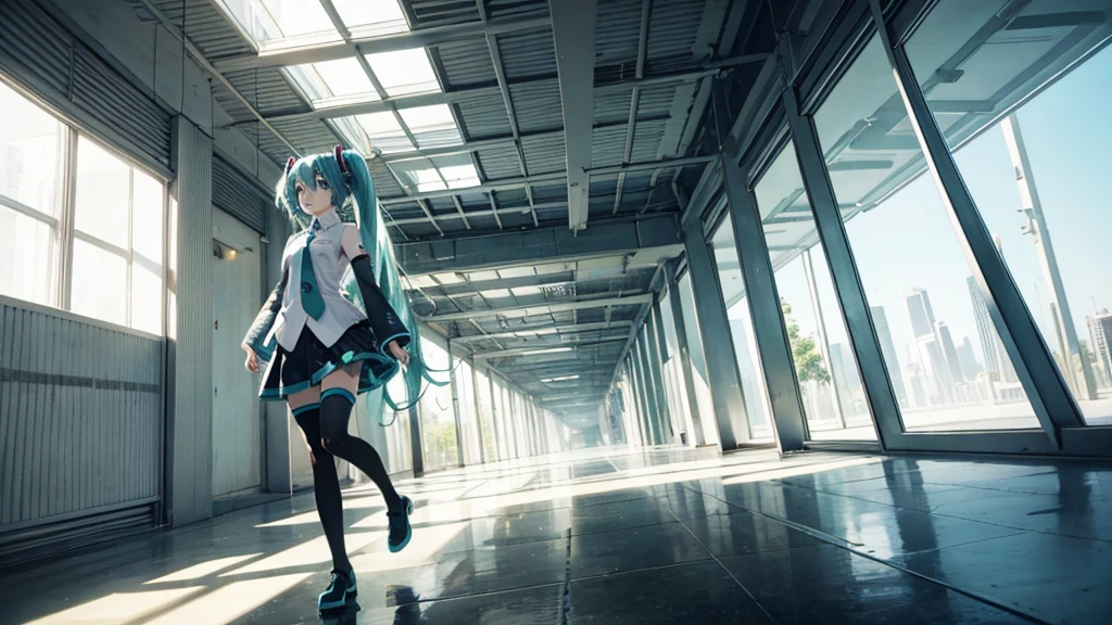 Hatsune Miku wanders through the corridors of time、Fantastic illustrations。