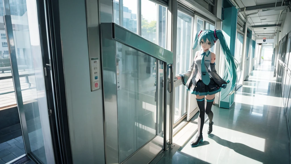 Hatsune Miku wanders through the corridors of time、Fantastic illustrations。