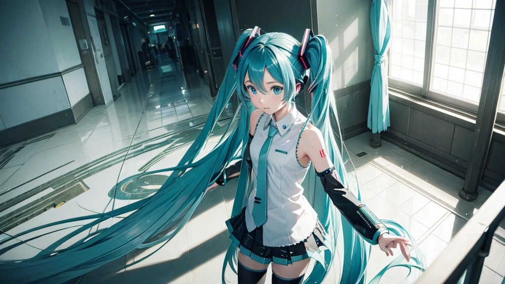 Hatsune Miku wanders through the corridors of time、Fantastic illustrations。
