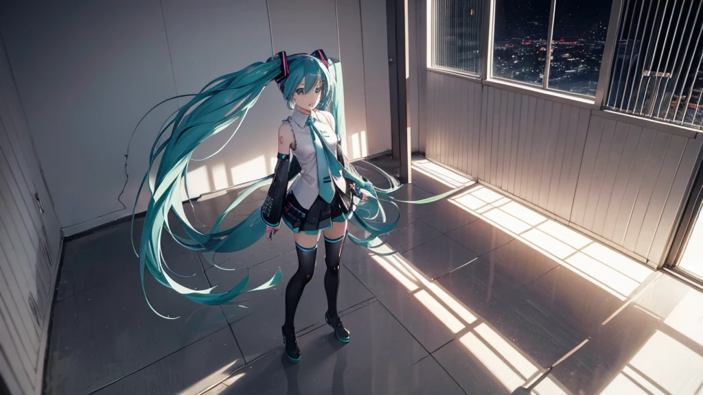 Hatsune Miku wanders through the fantastical corridors of time