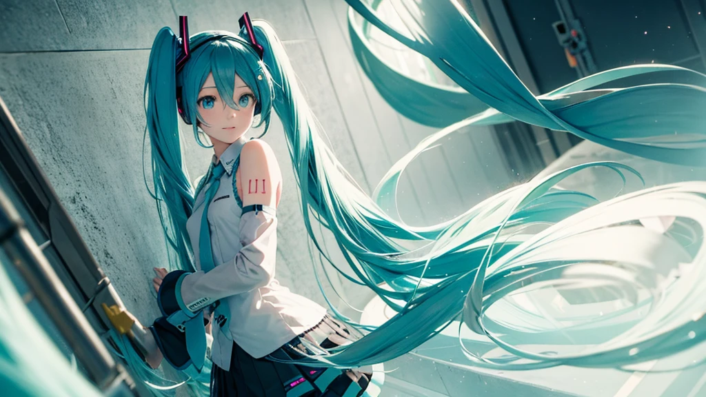 Hatsune Miku wanders through the fantastical corridors of time