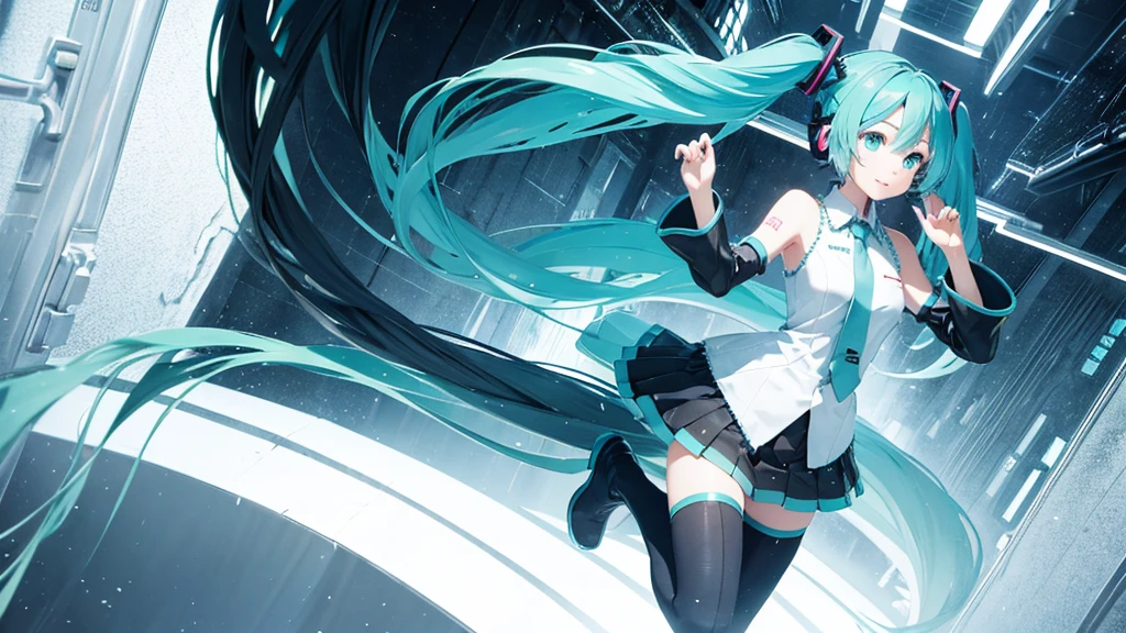 Hatsune Miku wanders through the fantastical corridors of time