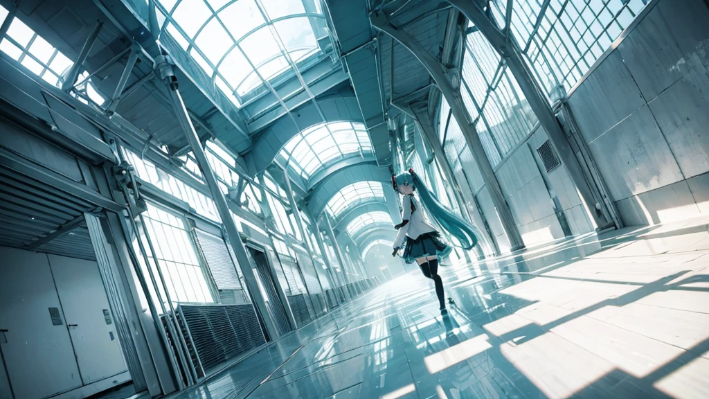 Hatsune Miku wanders through the fantastical corridors of time