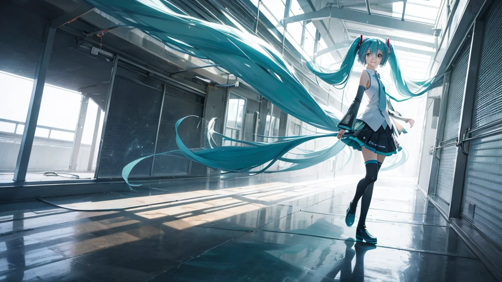 Hatsune Miku wanders through the fantastical corridors of time