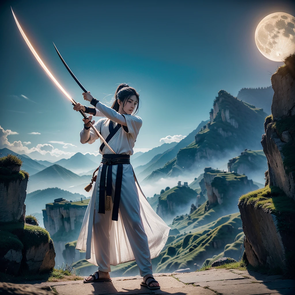 Ancient artifacts in the age of mythology,Beginning to innovate the world view,Create the moment of the ancient world. The Shang Dynasty era. The ancient old-fashioned Chinese sky and earth. Ancient times. The Classic of Mountains and Seas. The world style is sometimes like a TV costume movie. Martial arts movies. Cloth swords, wooden swords, bag halberds. Hollywood fight scenes. Shang Dynasty world view. Hanfu. Martial arts drama. The six main characters appear. The body glows and the super genius has six talents in the stunning martial arts scene.,Six different roles,six duels,Duel Meditation Kill Image, This sword, halberd, tactics, spells, magic art, flying around requires a fantasy fairy-like duel with lighting scenes, a battle of no return, Swordsman, Tianlong, Eight Parts, Legend of the Condor Heroes, The Legend of the Condor Heroes, Full Moon Scimitar, Thunderbolt International Multimedia Tianyu International Multimedia Gods and Demons International Multimedia Zheng Wen Style Ink Comics Martial Arts Gu Long Martial Arts Mortal Cultivation Immortal Thunderbolt Golden Light Thunderbolt City Sensational Martial Arts Master