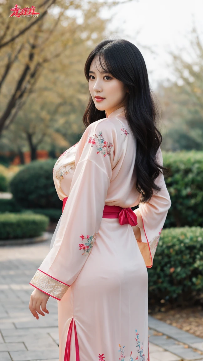 ---
Perfect pink eyes, fantastic face, Chinese, beautiful look, ((woman, 20 years old, full body view, silky black hair, the eye of wisdom)), ((traditional Chinese outfit, red and gold, intricate embroidery, body hair ornaments)), elegant updo, big, graceful cleavage, better body parts details and lighting, delicate features, Korean makeup, serene smile, traditional garden, fountain, small breasts, skin detailed, slender figure, flowing hanfu dress, whole body, traditional silk stockings, blurred gray tones background, ultra focus, face illumined, face detailed, 8k resolution, painted, dry brush, brush strokes, razumov style and garmash style, by Tokaito, (fluorescent colours: 1.4), (semi transparent: 1.4), (retro filters: 1.4), (fanciful: 1.4), Candy World Disneyland Ethereal Soft Fluffy Soft Landscape Forest Snowflake Pale Pink Sky Green Blue Sparkling Ethereal Light Soft Whimsical Light Rainbow Stars Diamond Sparkle Gemstone Background Ultra Realistic Ultra High Quality Cinematic Lighting Huge Details Full HD Painting Plenty of light, diagonal bangs, dress with collar, side masterpiece, best quality, realskin, (sportrait: 1.5), 1girl, blunt bangs, long black hair.
---