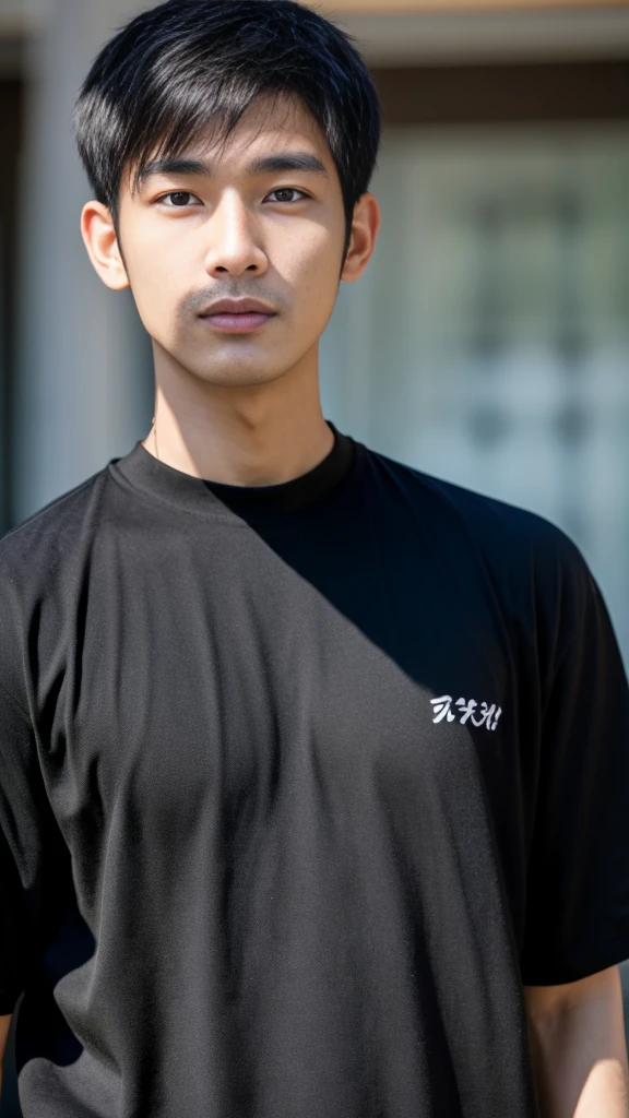 Asian alpha male wearing a black shirt looking at the camera, Shin Jinying, Kim Do-young, Paint Ulzzang, Shen Quanrui, korean men, Shin Jin Young's Aesthetics, faceเกาหลีที่น่ารัก, handsome young man'face, Jaeyong Nam, beautiful eyes、Kim Taejoon, Hyungtae, Inspiration from Jong Suk Lee, Avatar, Korean artist, Jung Jae Hyo