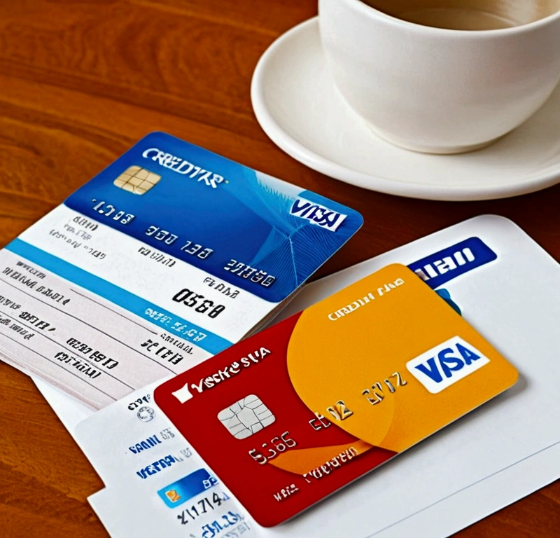 Credit cards and receipts
