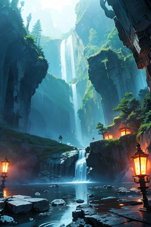 Scenery of the underworld。
