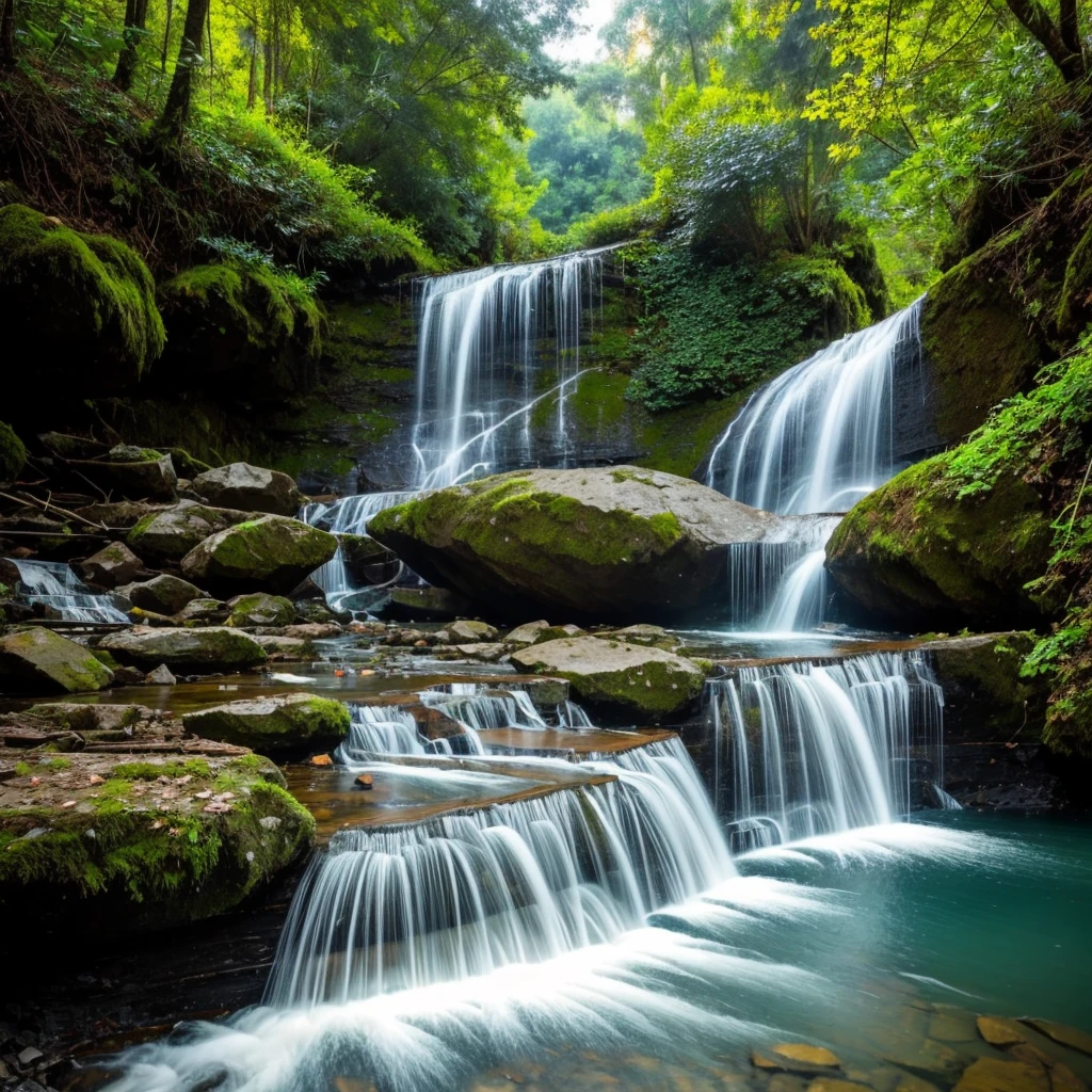 Buetiful water fall.