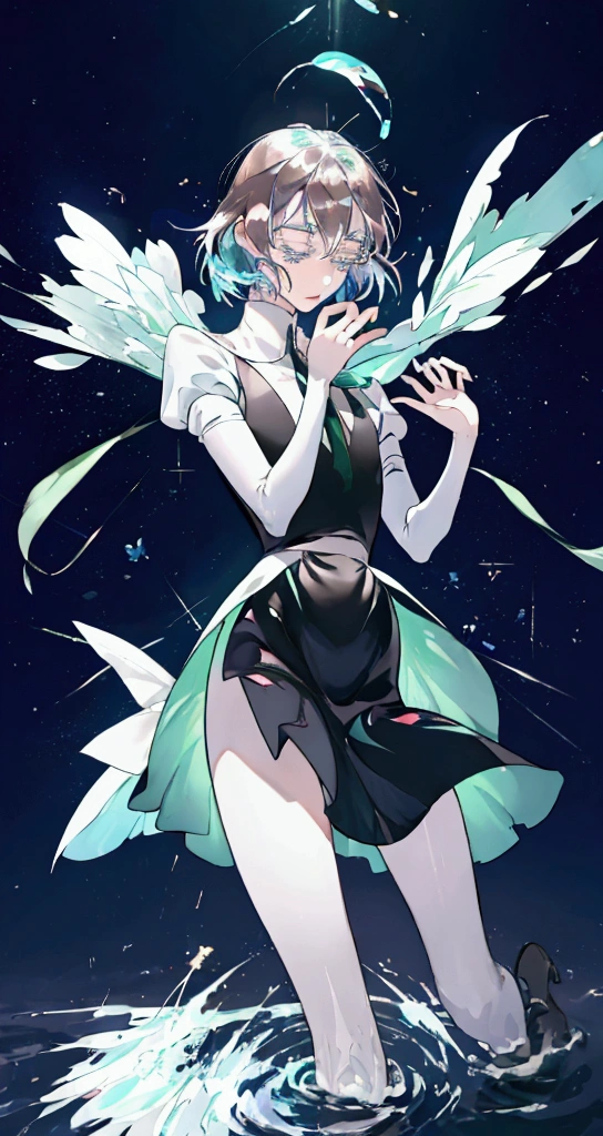 Land of the Lustrous ( anime ) ,The skin of the body is like a jewel ,The appearance of chipping , Transparency ,Glossy feel , Masterpiece ,Uplifting ,A moving picture , Reach out in front ,Surprised ,Scared ,Ephemerality