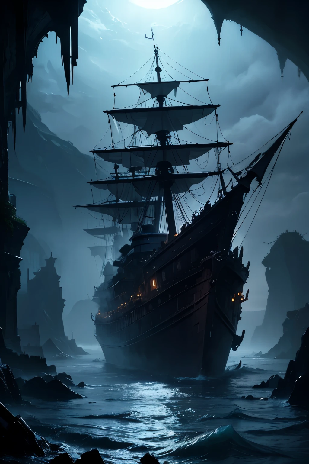 dark-ship-sea-fantasy-dark-4k-underground