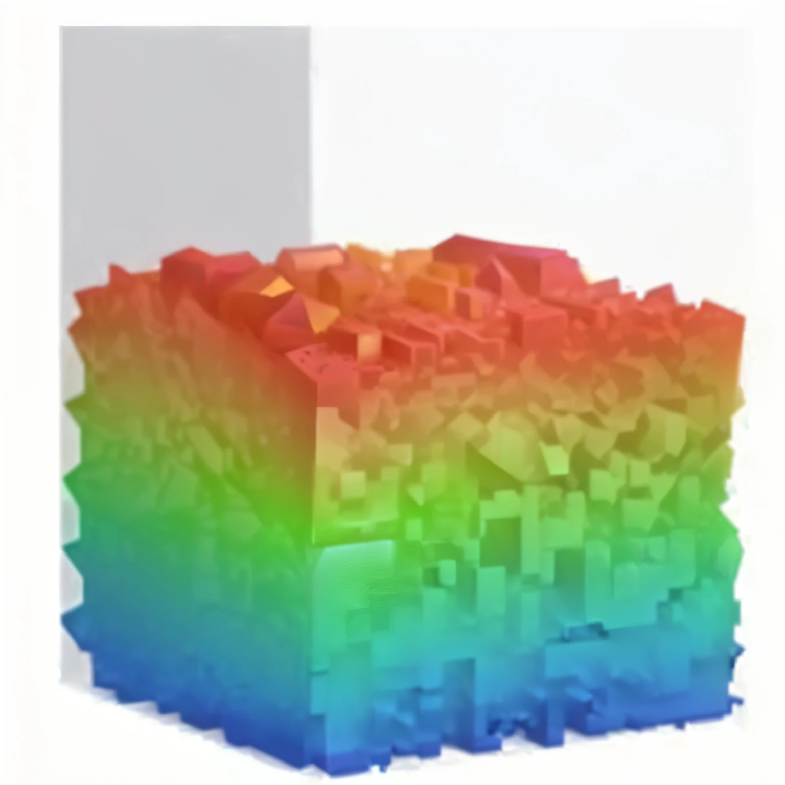 This picture is the lower part of a rectangular area.,Contains irregular particles of different shapes, sizes and colors。Repair the picture to make it clearer