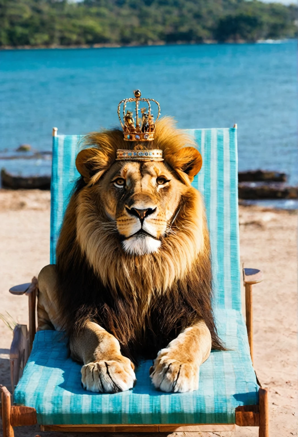 add a crown to the lion&#39;s head