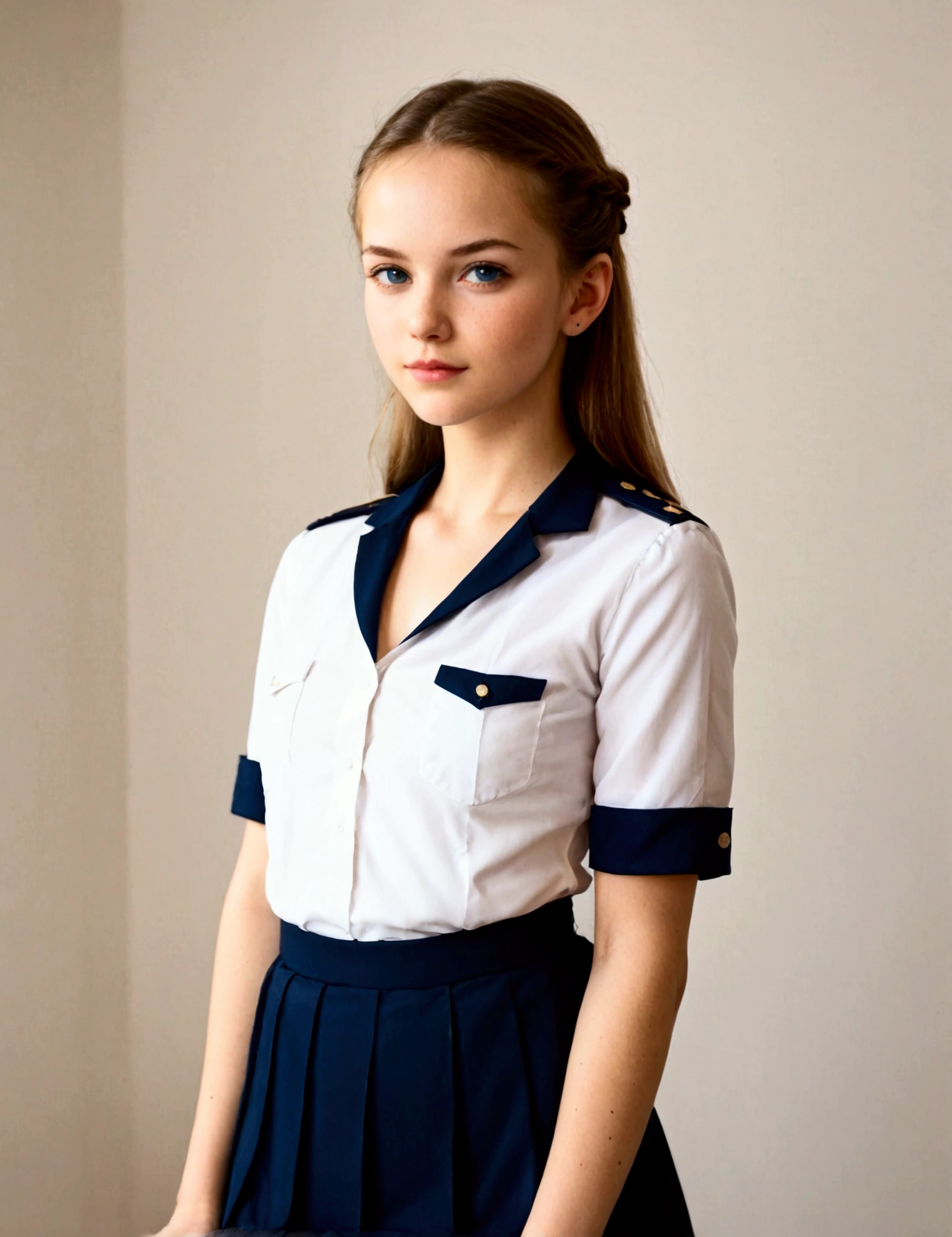 Best texture, high quality, ultra HD, 8K, sexy young girl  student uniform 