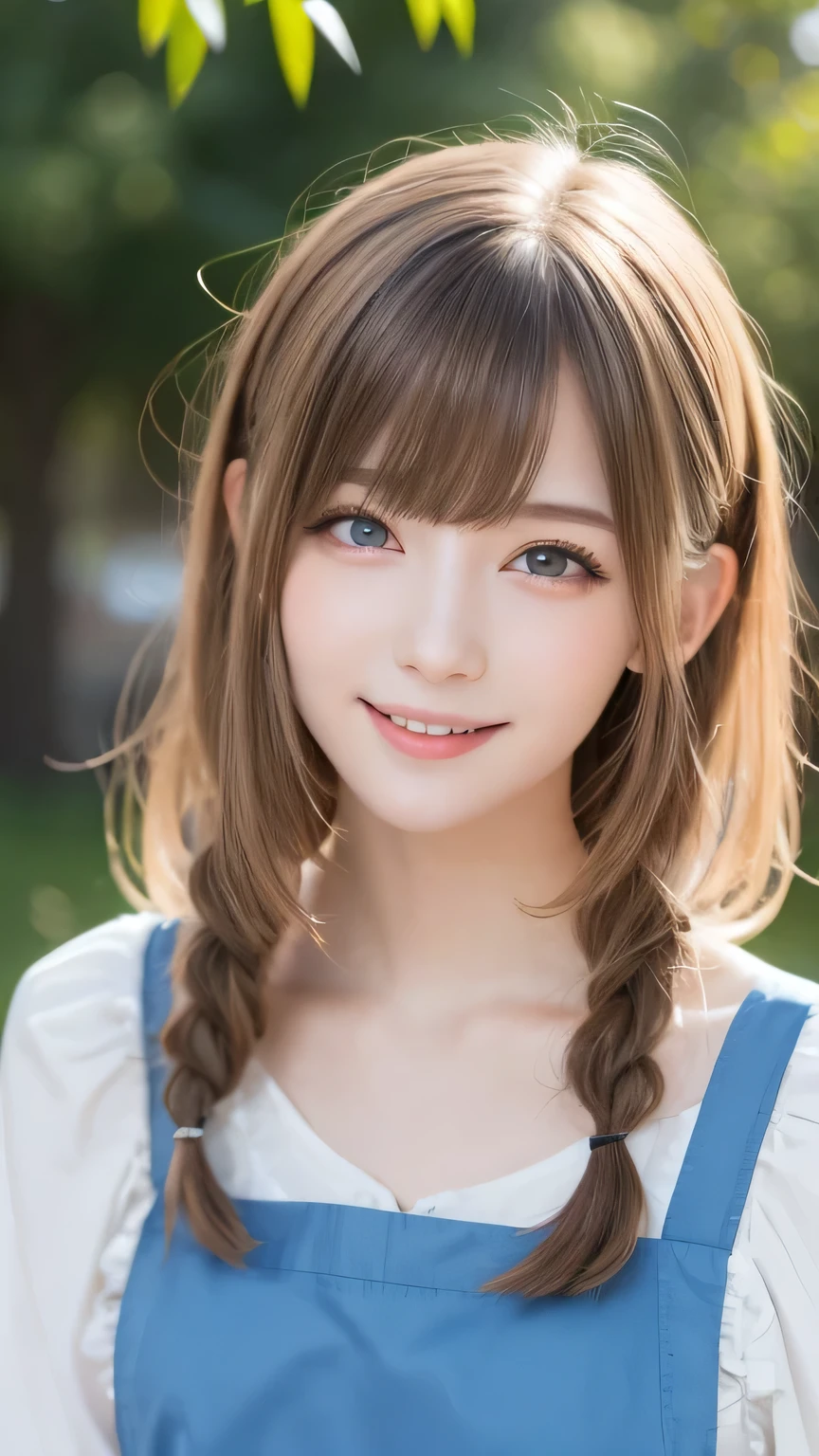 Best picture quality (8k, high resolution, Masterpiece: 1.2), super detailed, 215 Short Hair,Three braids long hair, 26-year-old woman,
Extraordinary beautiful girl、Cute and beautiful face details、(Facing the children_v1:0.008)、Beautiful Bangs、Alice in Wonderland、Glowing White Skin、Facial hair、Bangs on the face、Bangs between the eyes、Super long hair、She has attractive light and dark platinum blonde hair、Very long straight silky hair、Thin Hair、Beautiful bright, clear, light blue large eyes that are charming and shining、White apron、Yellow Dress、eyeliner、double eyelid、
,Active Pause ,
Beside her、The thunder danced。
Focus on the waist above
, random cute pose ,big eyes ,Puffy eyes , Heart Pupil, blush , huge shy smile , salute