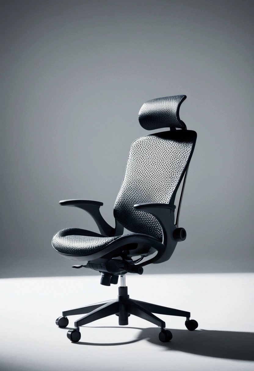 A office chair, with female arms 