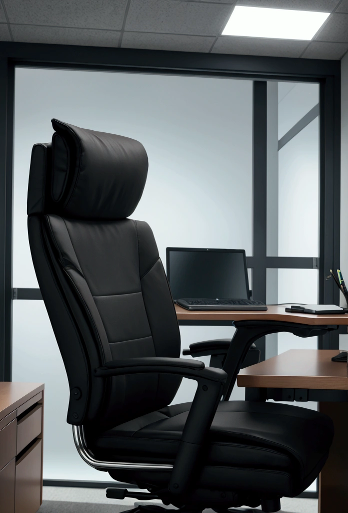 A office chair, with human arms 