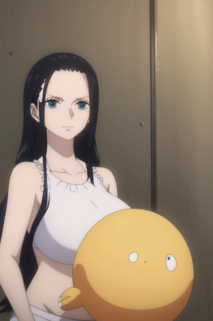 nicorob, slicked back hair, large breasts, mature, pregnant belly, 6 months