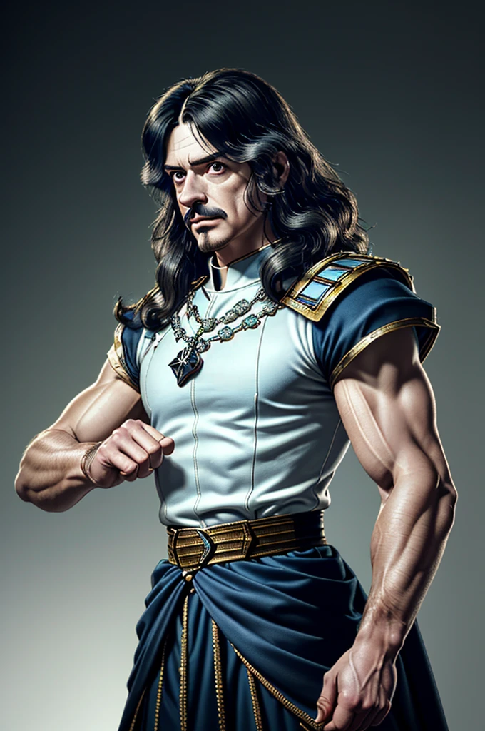 Highest quality，High resolution， (((Charles II))) ，One person，strongest，（Spain），(Limbs)，(Full Finger)，(Accurate fingertips), (The finer details), (Super detailed)，(White skin:)，4K，(high resolution)，whole body, (Front angle), Looking at the camera,masterpiece，(Subtle details)，(Intricate details)，Octane Rendering，(Hyper Detail)，