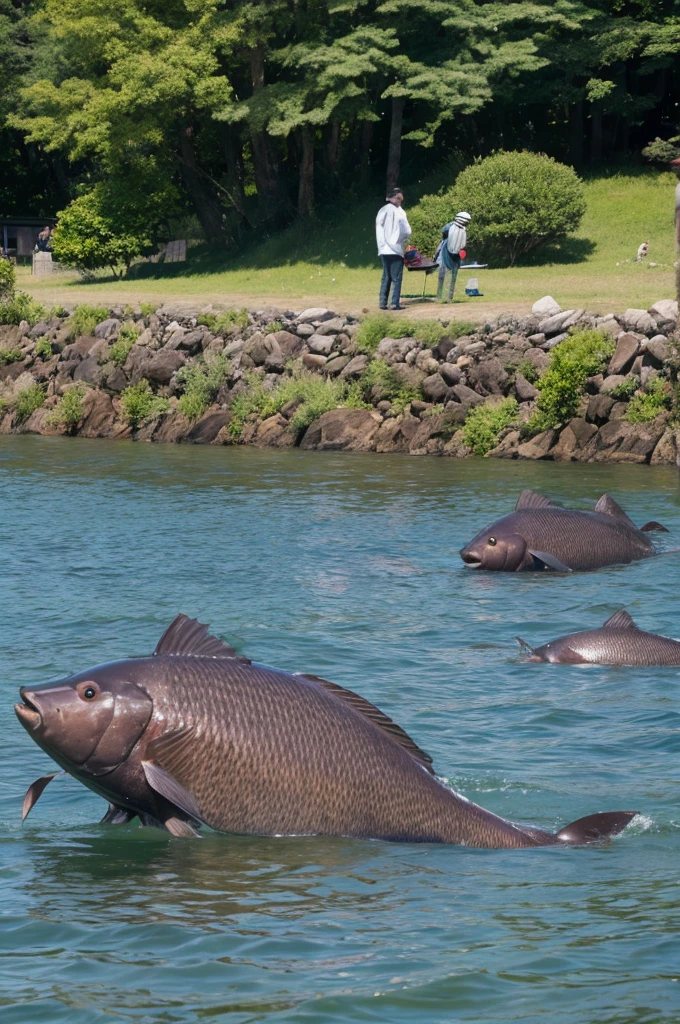 Unidentified biological monsters in Lake Biwa