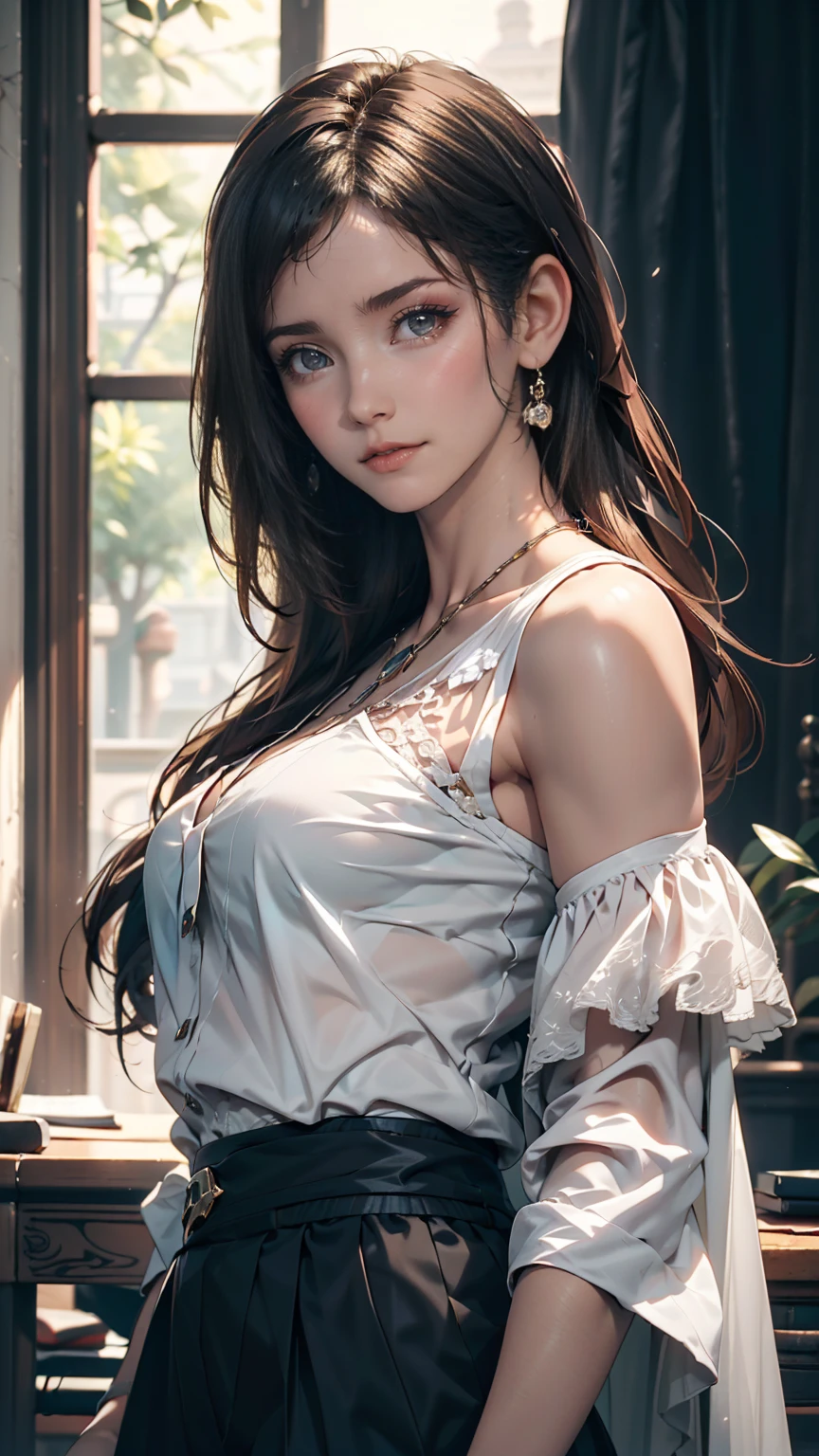 ((最high quality, 8k, masterpiece: 1.3, Ultra HD, high quality, 最high quality, High resolution, realism)) 、that'Cleopatra、Inside an ancient Egyptian palace、Using her body to seduce Julius Caesar of Rome