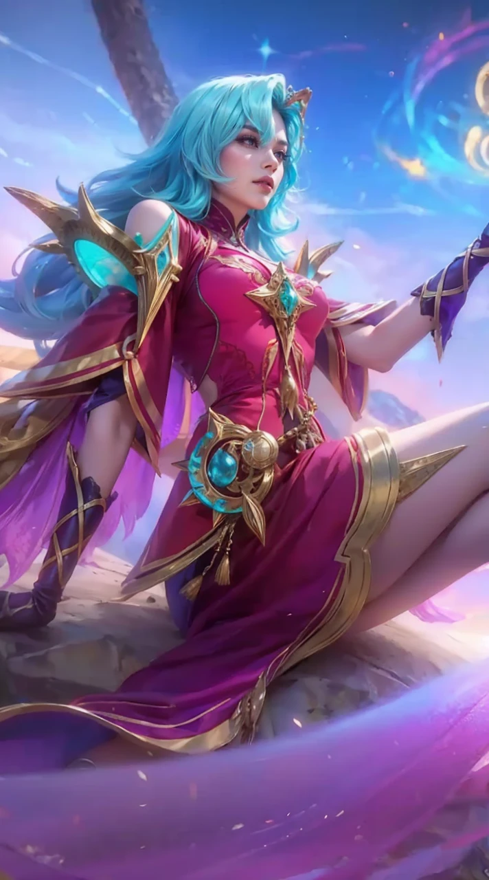 ancient Indonesian queen, navel, fullbody image, covered nipple, flowing silk hair, shawl