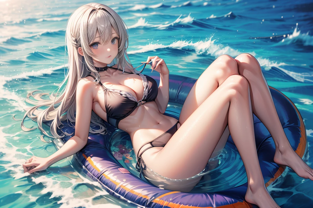 masterpiece, best quality, high quality, detailed, ultra detailed, hyper detailed, insanely detailed, exquisite, beautiful, FHD, Full-HD, 4K, 8K, 16K, highres, absurdres,summer girls!!,swim suit,(dynamic angle),full body