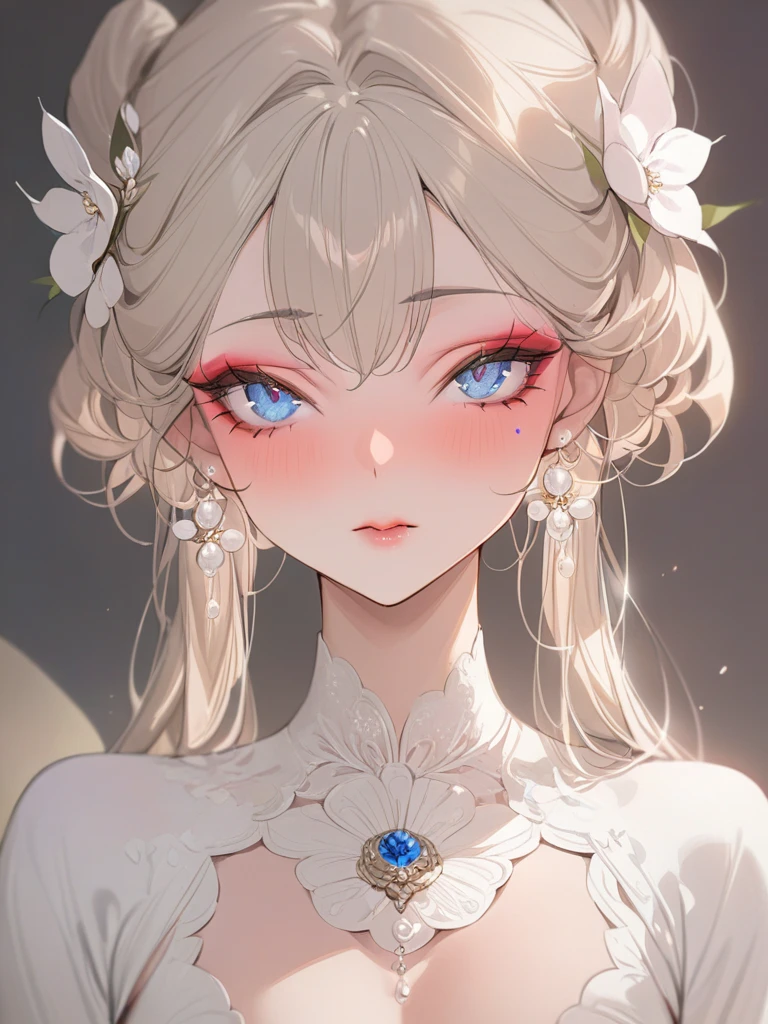 (masterpiece, best quality:1.2), 1 Girl, Solitary, Skin details, Beautiful facial features, Exquisite makeup, Exquisite eyes, Eye details,
