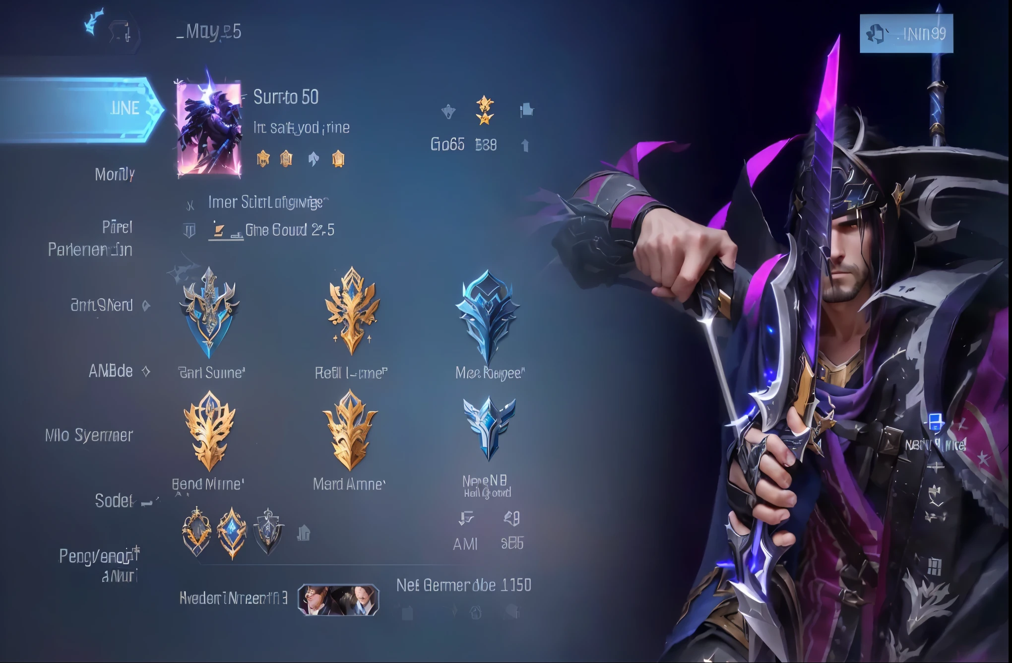 a close up of a person holding a sword in a game, mobile legends, tane skin, unreal ungine 5, ingame image, unreal engin, ingame, inspired by Henric Trenk, by Bernardino Mei, background image, ability image, full protrait, listing image, glaive, looks like jerma985, hero character, aion