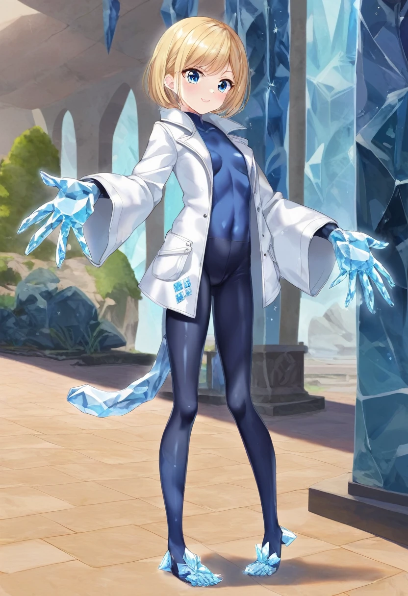 Little male cat,boy,There is a tail,cute,Thin,struggle,Everlasting,Crystallization,Blue slime,Feet turned into crystal,Hands turn into crystal,Crystal Spread Feet,Crystal feet,Crystal hands,illumination,freeze,脚被freeze,charming,boy们 ,蓝色Crystal feet,穿着Tight Fit衣,plastic,Full body portrait,smooth,全身Tight Fit衣,Thin,Light blue gel coat,Full body gel coat,outdoor,nude,Small pants,Tight Fit,No clothes,Crystal calf,crystal thighs,Crystal Torso,Crystal hands臂,Standing,Blue anime eyes