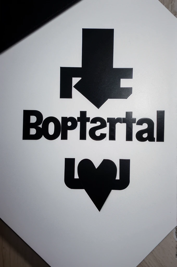 Black motivational logo