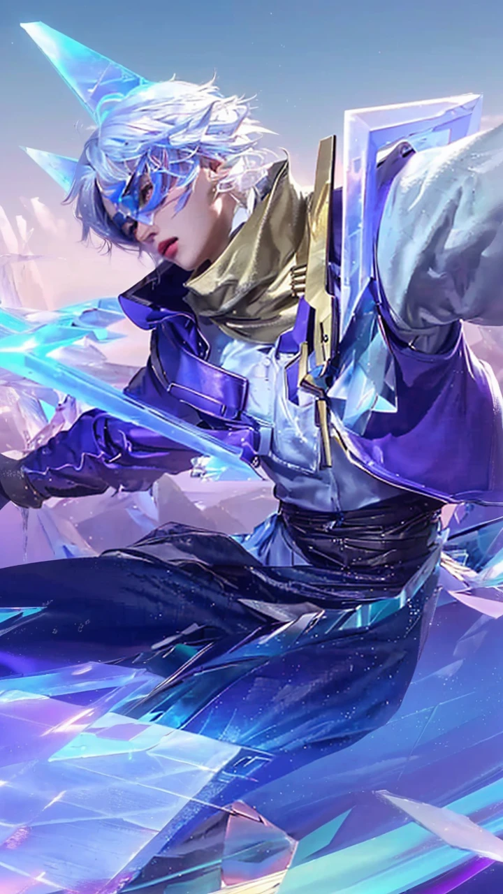 boys with extremely large breasts,long flowing ice blue hair,ice queen,ice sorceress,beautiful detailed eyes,beautiful detailed lips,extremely detailed face and eyes,intricate ice crystal patterns,magical ice storm,dramatic lighting,cold blue color palette,realistic,photorealistic,photo-realistic:1.37,(best quality,8k,highres,masterpiece:1.2),ultra-detailed,vivid colors,fantasy,cinematic,dramatic, rage expression