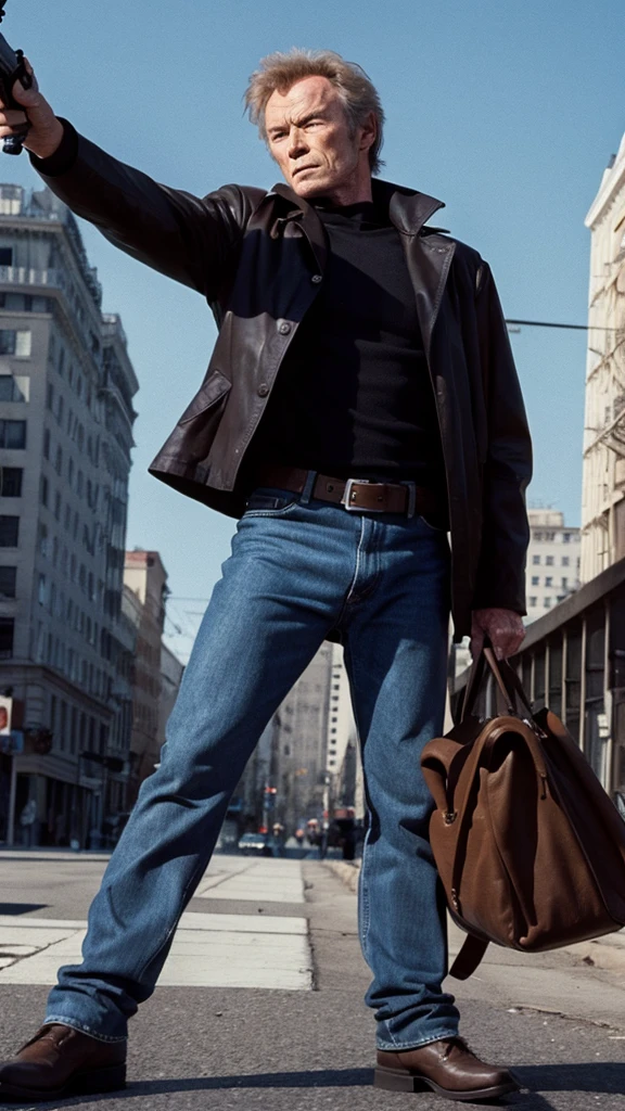 Clint Eastwood as Dirty Harry