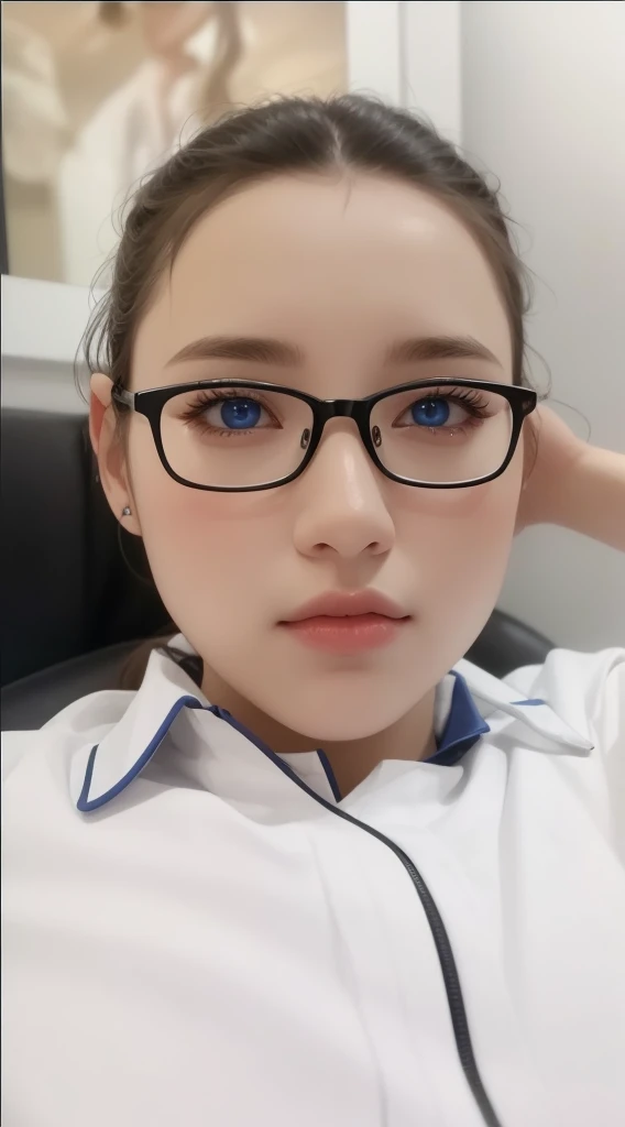 Beautiful big breastokeh), indoors, detailed luxury living room, gentle and charming beautiful goddess, Korean(kpop-idol), solo, necklace, oval face, double eyelids, smart, good hands, good feet, Natural, (from below angle), (glossy skin:1.05), ((low angle)), Perfect figure, (64k, UHD, RAW photo, best quality, masterpiece:1.4), (realistic, photo-realistic:1.37), ultra high res, photon mapping, radiosity, physically-based rendering, professional soft lighting, blue eyes, purpel hair