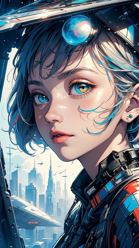(((masterpiece, highest quality))),(((solo:1.2))),(((1girl:1.2))),32k wallpaper, very detailed, poster, vintage science fiction,(((((geometric cinematic movie poster))))), ((bauhaus)),(shape),(((abstract))),(mid century modern),movie poster,(((((portfolio))))),(((((Close-up))))),(((((bust up))))),((((more various angle)))),(((highlight))),Vast landscape,((((heterochromia)))),(((complete. detailed face))),(((Extremely talented))),(((most complecated machine))),(Colorful color scheme)
