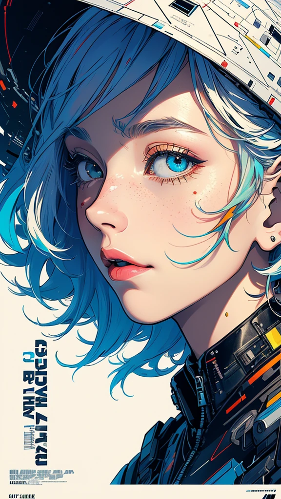 (((masterpiece, highest quality))),(((solo:1.2))),(((1girl:1.2))),32k wallpaper, very detailed, poster, vintage science fiction,(((((geometric cinematic movie poster))))), ((bauhaus)),(shape),(((abstract))),(mid century modern),movie poster,(((((portfolio))))),(((((Close-up))))),(((((bust up))))),((((more various angle)))),(((highlight))),Vast landscape,((((heterochromia)))),(((complete. detailed face))),(((Extremely talented))),(((most complecated machine))),(Colorful color scheme)